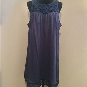 Denim Blue Shift Dress